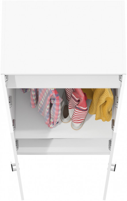 Шкаф С-МД-СК9Ш к компьютерному столу С-МД-СК9, белый шагрень