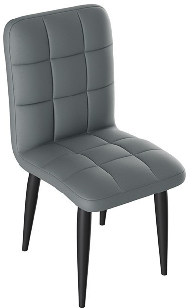 Франк ДП 2-17 Стул (конус) (Графит/Микровелюр Серый)