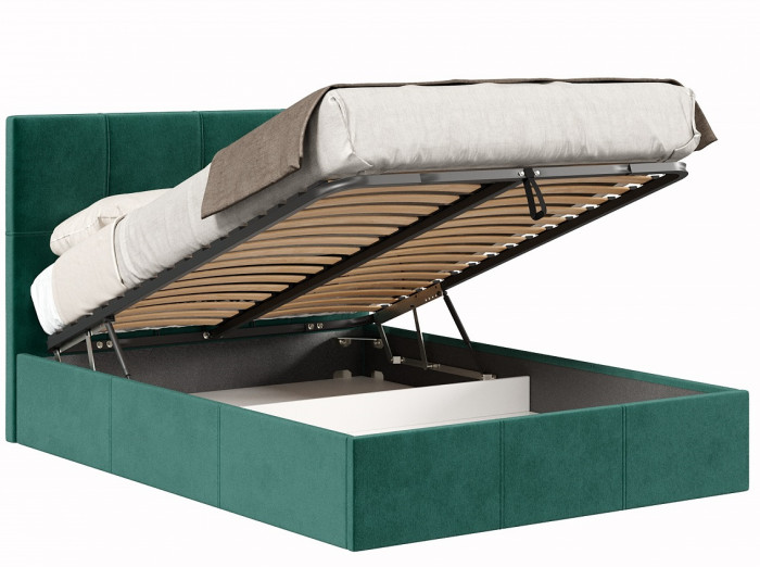 Кровать с подъёмным механизмом 1200 Марсель, зеленый