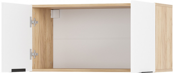 Шкаф навесной "Сандра" ШКН-02 Крафт/Белый