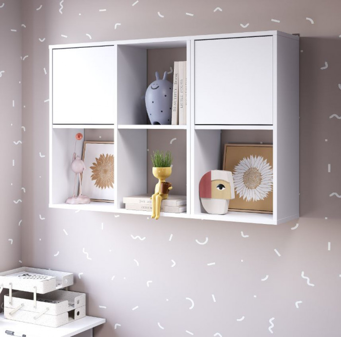 Стеллаж-полка "Берг" СП-04 белый