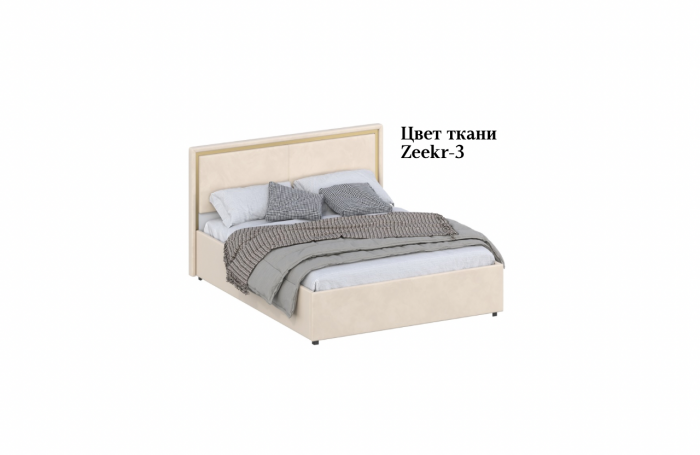 Кровать 160 с подъемным механизмом КРП-431-М-16, Микровелюр Zeekr-3