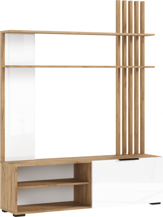 Роджина Гостиная (Крафт белый, Графит)