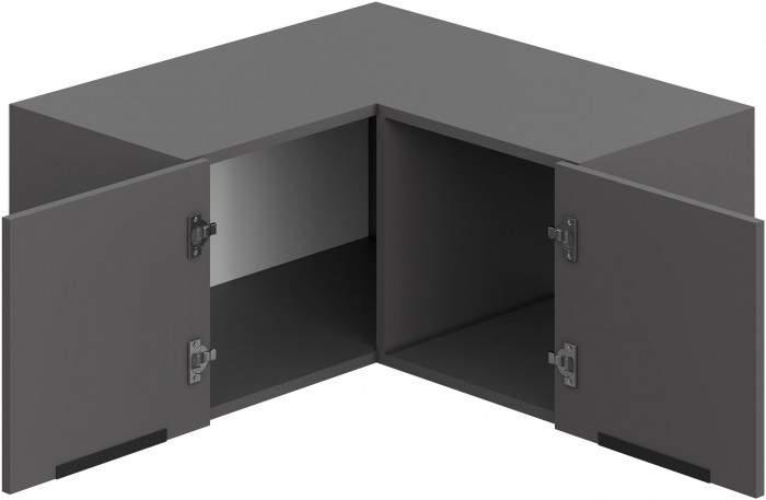 Антресоль угловая Ома АН-3614, Графит