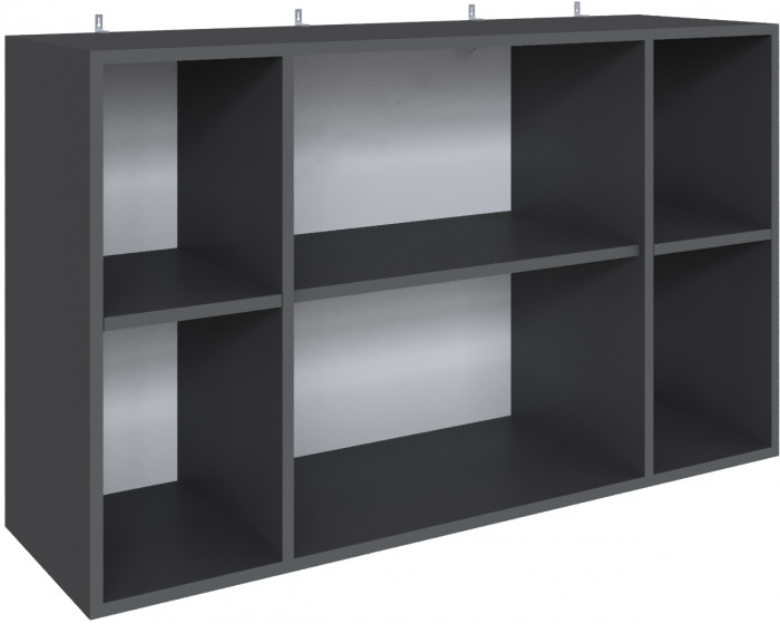 Полка навесная Мадрид ПН-2 (1,1) графит серый