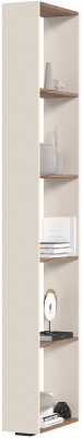 Хелен СТЛ 01 Стеллаж (0,200х2,100х0,460) кашемир/дуб крафт табачный