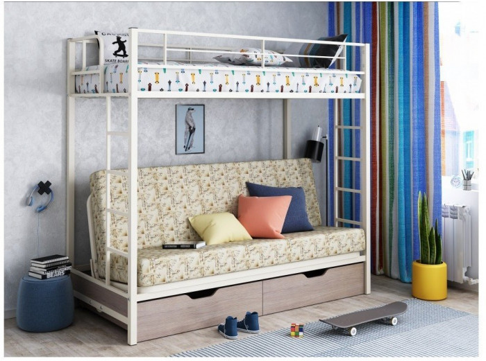 Двухъярусная кровать Мадлен ЯЯ (Коричневый)