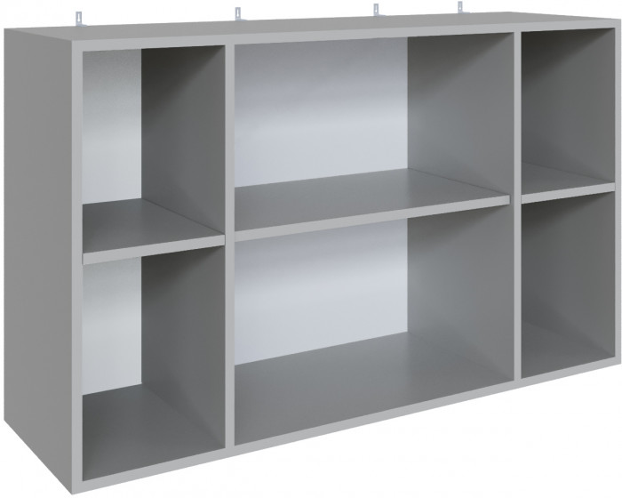 Полка навесная Мадрид ПН-2 (1,1) камень серый