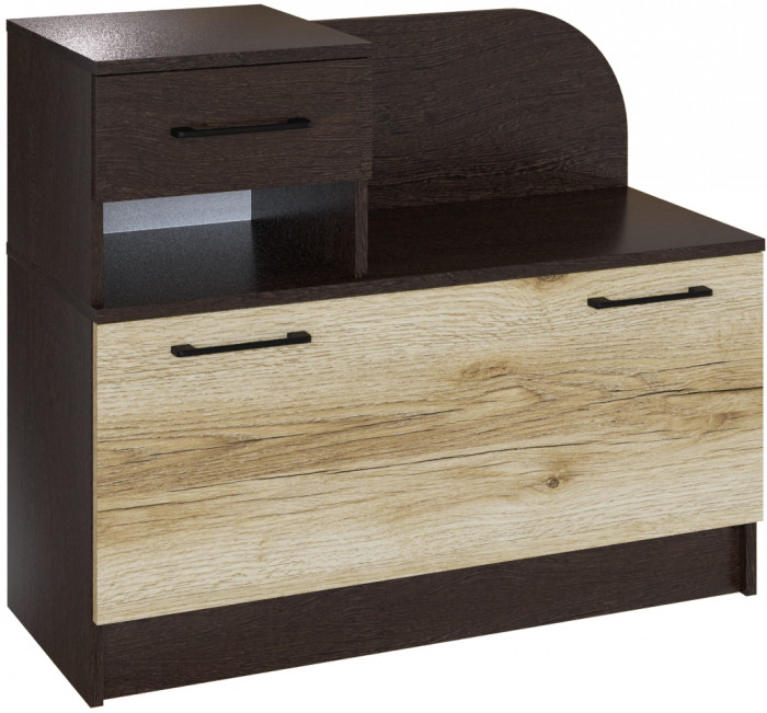 Модульная прихожая Денвер, набор 2, Венге/Дуб делано