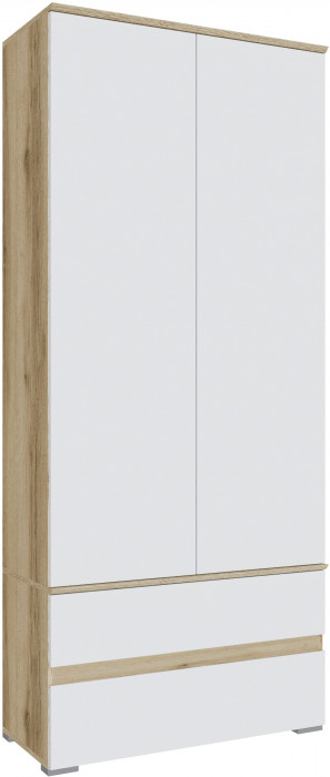 Плейона Шкаф делано/белый