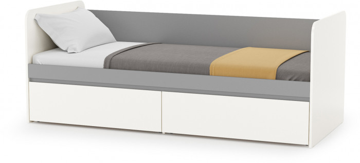 Торонто Компоновка № 20, белый шагрень/стальной серый