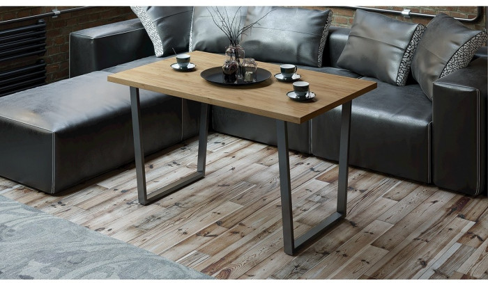 Даллас тип 1 Стол обеденный (Черный/Дуб крафт золотой)