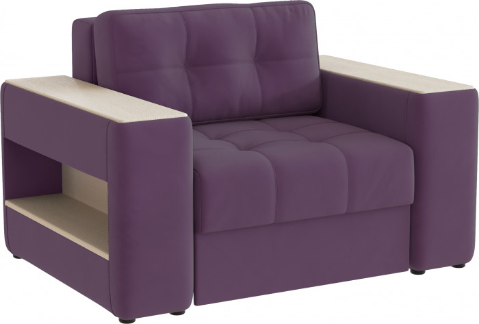 Кресло-кровать "Доро", Винный/МДФ клен кремовый