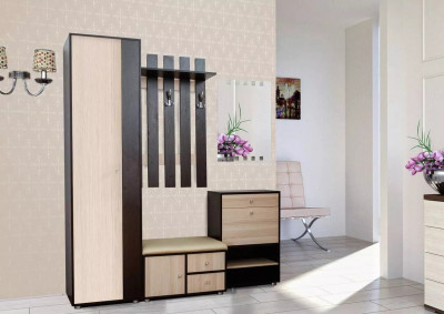 Прихожая Мини-Лайт компл. 6 венге/ясень шимо светлый