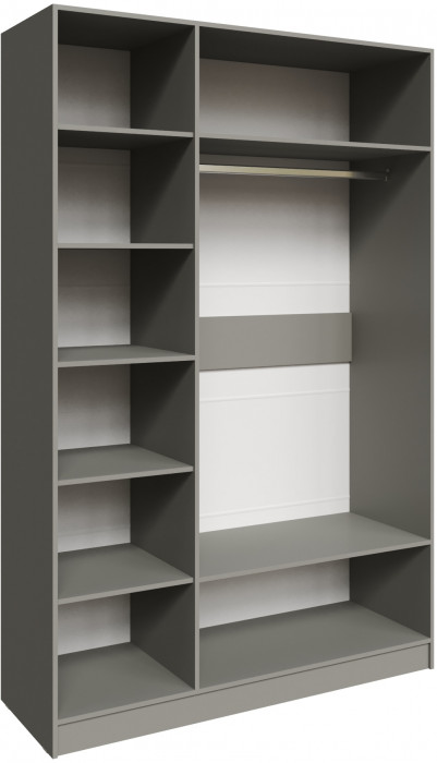 Шкаф Мадрид (1,5) без зеркала, Мокко