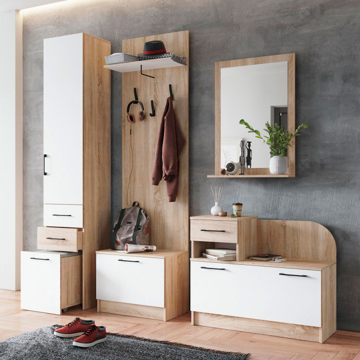 Прихожая Денвер зеркало дуб сонома