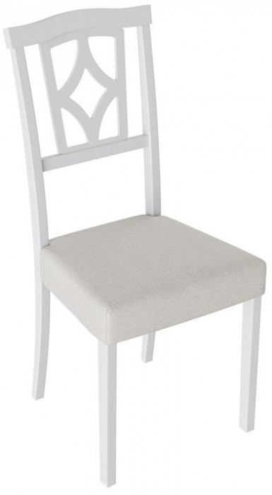 Сити 3 Стул (Белый матовый/тк № 108)