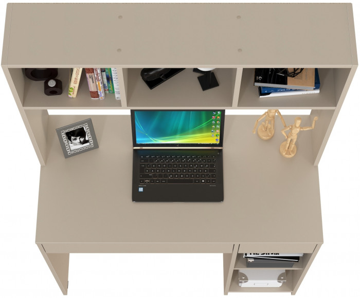 Стол компьютерный Комфорт 12.77F, цвет сатин, ШхГхВ 100х49,8х147 см., универсальная сборка