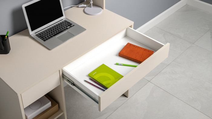 Стол компьютерный Комфорт 12.77F, цвет сатин, ШхГхВ 100х49,8х147 см., универсальная сборка