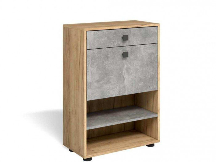 Тумба для обуви Мини-Лайт МЛ-4 дуб крафт/ателье