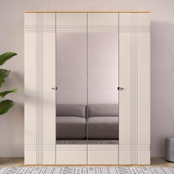 Шкаф распашной четырехдверный Вега Саксония