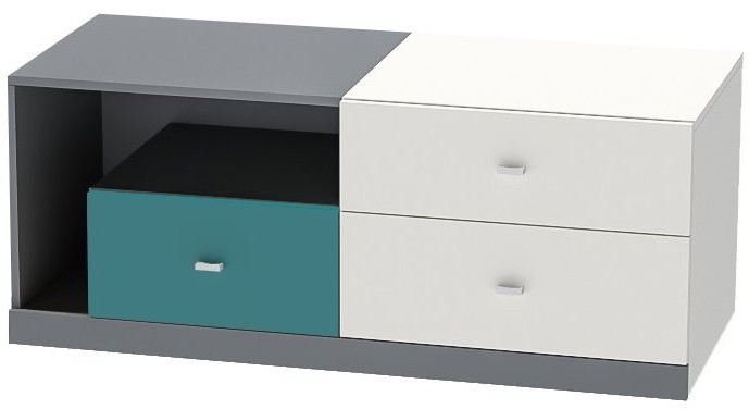 Модульная детская Клео набор 6 (Графит/Миндаль/Солнечный)