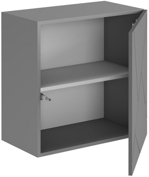 ГРАНЖ Шкаф навесной ШН-002 (Д.600) (Серый шифер / Графит софт)