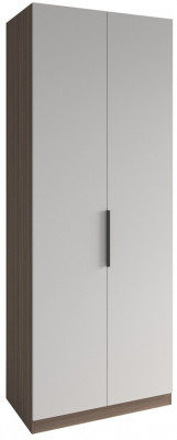 МС Роза Шкаф 900 Базовая комплектация, Ройс+ ручка скоба 1 шт., Орех Франклин карамель/Бежевый скин