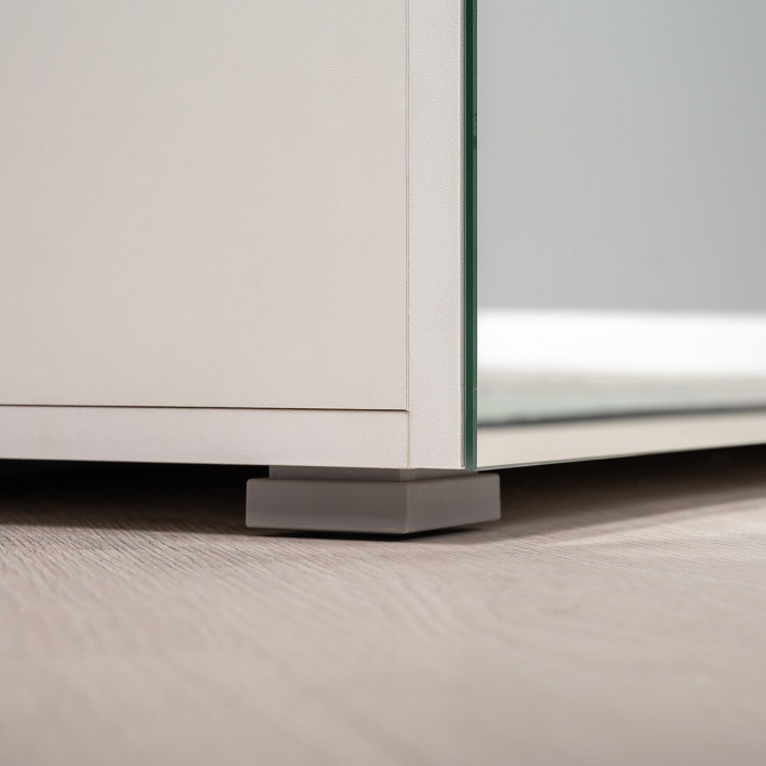 Октава Прихожая 23, белый шагрень/дуб крафт золотой/фасады МДФ белый шагрень