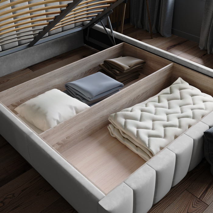 Нега Кровать интерьерная 140 бежевый, ПМ