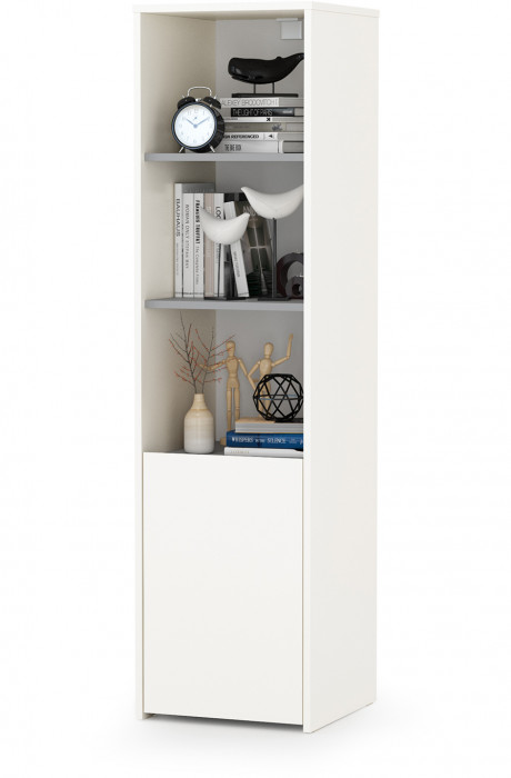 Торонто Компоновка № 27, белый шагрень/стальной серый