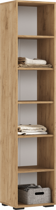 Модульная гостиная Роджина (Белый глянец, Дуб Крафт Золотой)