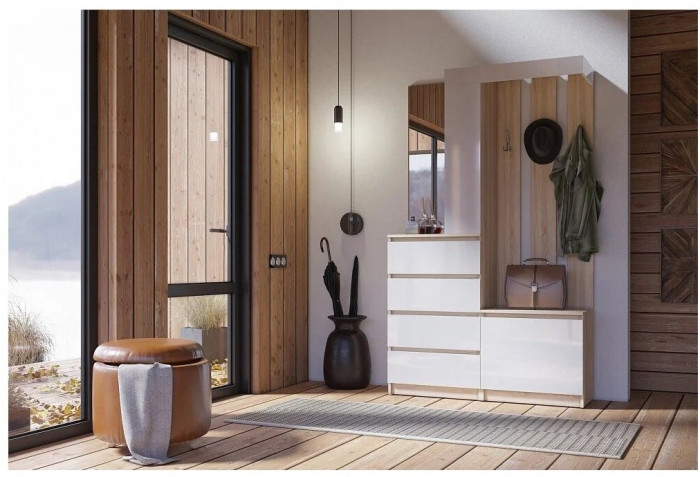 Челси Прихожая (Графит, Графит)