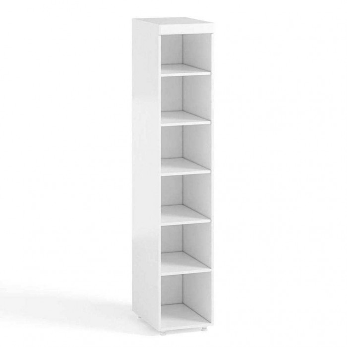 Стеллаж (гл. 410) Монако МН-39 белое дерево