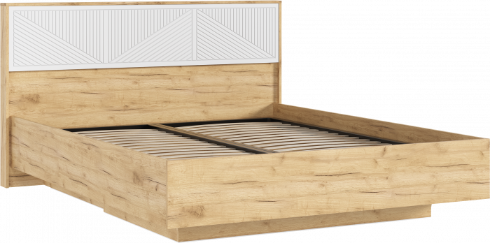 Сильвия Спальня, Браш Вайт/Дуб крафт