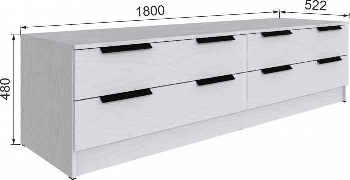 Набор мебели для гостиной "Мадрид", Белый