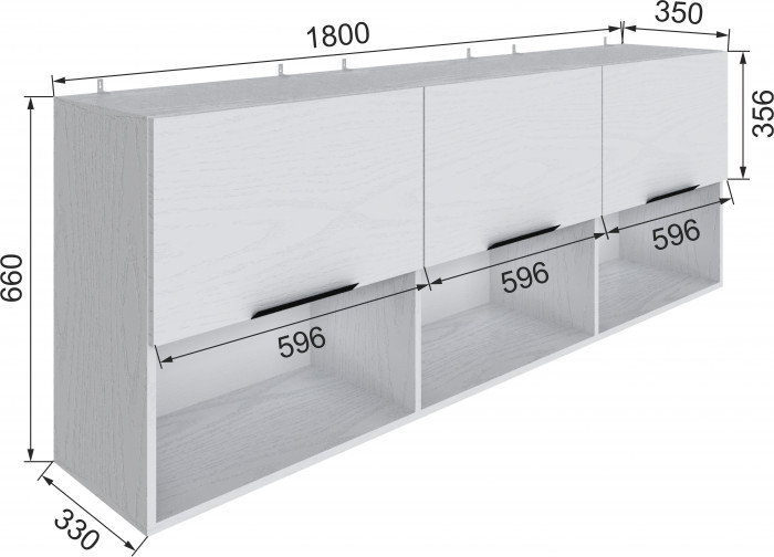 Набор мебели для гостиной "Мадрид", Белый