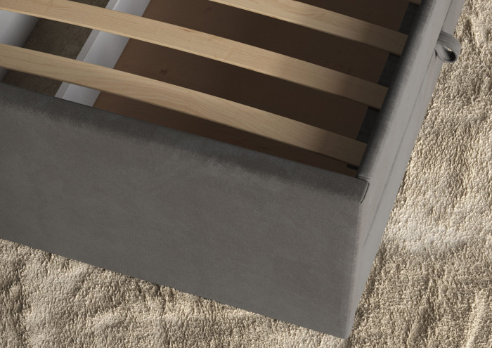 Кровать 160 КР-433-М с настилом из ламелей, Микровелюр Zeekr-47