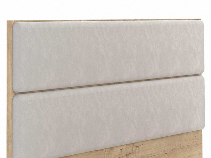 НМ 041.20 кровать Морти Дуб Бунратти/белый/серый